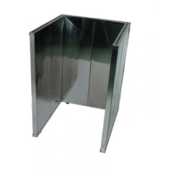 Ochrana kamen, třístranná I - Černá nerez